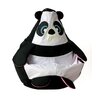 Pufa worek GO GIFT Panda Czarno-biały L 105 x 80 cm Glębokość [cm] 80