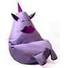 Pufa worek GO GIFT Jednorożec z ustami L Fioletowy 105 x 80 cm