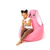 Pufa worek GO GIFT Królik Różowy XL 130 x 90 cm Materiał Oxford