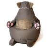 Pufa worek GO GIFT Kotek Brązowy XL 130 x 90 cm Materiał Oxford