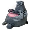 Pufa worek GO GIFT Kotek Szary L 105 x 80 cm Materiał Oxford