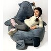 Pufa worek GO GIFT Kotek Szary L 105 x 80 cm Rodzaj Pufa-worek