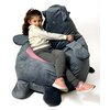 Pufa worek GO GIFT Kotek Szary L 105 x 80 cm Rodzaj wypełnienia Granulat styropianowy