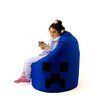 Pufa worek GO GIFT Minecraft XXL Niebieski 110 x 90 cm Materiał Oxford