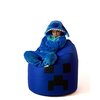 Pufa worek GO GIFT Minecraft XXL Niebieski 110 x 90 cm Rodzaj Pufa-worek