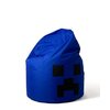 Pufa worek GO GIFT Minecraft XXL Niebieski 110 x 90 cm