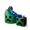 Pufa worek GO GIFT Minecraft Zielony XXL 110 x 90 cm Rodzaj Pufa-worek