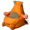 Pufa worek GO GIFT Kotek Pomarańczowy L 105 x 80 cm Materiał Oxford
