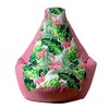 Pufa worek GO GIFT Grusza L Flaming Wielokolorowy 105 x 80 cm Rodzaj Pufa-worek