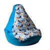 Pufa worek GO GIFT Kraina Lodu Niebieski XXL 140 x 100 cm Materiał Oxford