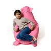 Pufa worek GO GIFT Kotek XL Różowy 130 x 90 cm Materiał Oxford