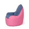 Pufa worek GOGIFT Boss Różowo-szary XXL 140 x 90 cm Materiał Oxford