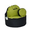 Pufa worek GO GIFT Coffee XXL Czarno-oliwkowy 120 x 80 cm