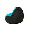 Pufa worek GO GIFT Grusza Czarno-niebieski XXL 140 x 100 cm Rodzaj Pufa-worek