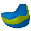 Pufa worek GO GIFT Bolid 4 Niebiesko-zielony XXL 100 x 140 cm