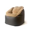 Pufa worek GO GIFT Fluffy Brązowy XXL 140 x 90 cm