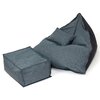 Pufa worek GO GIFT Relax Szary XL 120 x 80 cm