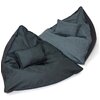 Pufa worek GO GIFT Relax Szary XL 120 x 80 cm Rodzaj Pufa-worek