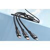 Kabel USB do USB-C / Lightning / Micro USB MCDODO 3w1 CA-0930 1.2 m Czarny Długość [m] 1.2