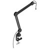 Ramię mikrofonowe KRUX ARM 200S Obciążenie głowicy 1.3 kg Dołączone akcesoria Adapter gwintu 3/8" na 5/8"