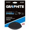 Siatka ścierna GRAPHITE 54H027 (5 szt.) Przeznaczenie Do gipsu