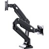Uchwyt do monitora GEMBIRD MA-DA2-03 17-35 cali Czarny