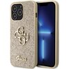 Etui GUESS Glitter Script Big 4G do Apple iPhone 13/13 Pro Złoty