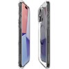 Etui SPIGEN Ultra Hybrid Mag MagSafe do Apple iPhone 15 Pro Carbon Fiber Przezroczysto-szary Dominujący kolor Przezroczysto-szary