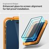 Szkło hartowane SPIGEN ALM Glass FC do Apple iPhone 15 Pro (2 szt.) Czarny Cechy dodatkowe Oleofobowa powłoka