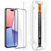 Szkło hartowane SPIGEN Glas.TR EZ Fit do Apple iPhone 15 Pro Czarny Seria telefonu iPhone