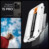 Szkło hartowane SPIGEN Glas.TR EZ Fit do Apple iPhone 15 Pro Max Czarny Cechy dodatkowe Łatwy montaż