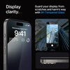 Szkło hartowane SPIGEN Glas.TR EZ Fit do Apple iPhone 15 Pro Max Czarny Cechy dodatkowe Chroni przed zarysowaniami i uszkodzeniem
