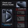 Szkło hartowane SPIGEN Glas.TR EZ Fit do Apple iPhone 15 Pro Max Czarny Cechy dodatkowe Idealna klarowność obrazu