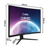 Monitor MSI G273CQ 27" 2560x1440px 170Hz 1 ms Curved Przeznaczenie Dla gracza