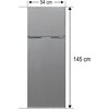 Lodówka SHARP SJ-FTB01ITXLE-EU 145cm Inox Sterowanie Mechaniczne