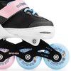 Rolki SPOKEY Joy (rozmiar 31-34) Czarno-niebiesko-różowy Średnica kółek [mm] 64