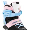 Rolki SPOKEY Joy (rozmiar 31-34) Czarno-niebiesko-różowy Zapięcie Rzep