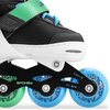 Rolki SPOKEY Joy (rozmiar 31-34) Czarno-zielono-niebieski Średnica kółek [mm] 64
