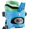 Rolki SPOKEY Joy (rozmiar 31-34) Czarno-zielono-niebieski Zapięcie Klamra dwusekcyjna