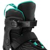 Rolki SPOKEY Matty (rozmiar 39-42) Czarno-zielony Zapięcie Sznurowadła