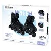 Rolki SPOKEY Matty (rozmiar 39-42) Czarno-fioletowy Zapięcie Sznurowadła