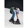 Rolki SPOKEY Matty (rozmiar 35-38) Czarno-fioletowy Materiał - kółka PU