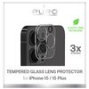 Szkło hartowane na obiektyw PURO Tempered Glass Camera Lens Protector do Apple iPhone 15/iPhone 15 Plus Model telefonu iPhone 15