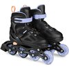 Łyżworolki SPOKEY Quattro 4w1 (rozmiar 30-33) Czarno-fioletowy Zapięcie Sznurowadła