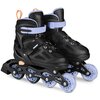Łyżworolki SPOKEY Quattro 4w1 (rozmiar 38-41) Czarno-fioletowy Zapięcie Rzep