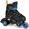 Łyżworolki SPOKEY Quattro 4w1 (rozmiar 34-37) Czarno-niebieski Łożyska ABEC-7 Carbon