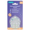 Smoczek LANSINOH Natural Wave rozmiar M 3-6 m Przezroczysty (2 sztuki) Wiek dziecka 3-6 m