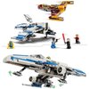 LEGO 75364 Star Wars E-Wing Nowej Republiki kontra Myśliwiec Shin Hati Motyw E-Wing Nowej Republiki kontra Myśliwiec Shin Hati