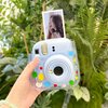 Pokrowiec LOVEINSTANT SB7892 do Fujifilm Instax Mini 12 Przezroczysty Kropki Kieszenie zewnętrzne Nie