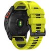 Pasek TECH-PROTECT IconBand Pro do Garmin Fenix 3/5X/3HR/5X Plus/6X/6X Pro/7X Limonkowo-czarny Materiał TPU